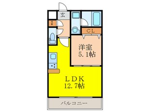 グランカーサ新大阪SOUTHの物件間取画像